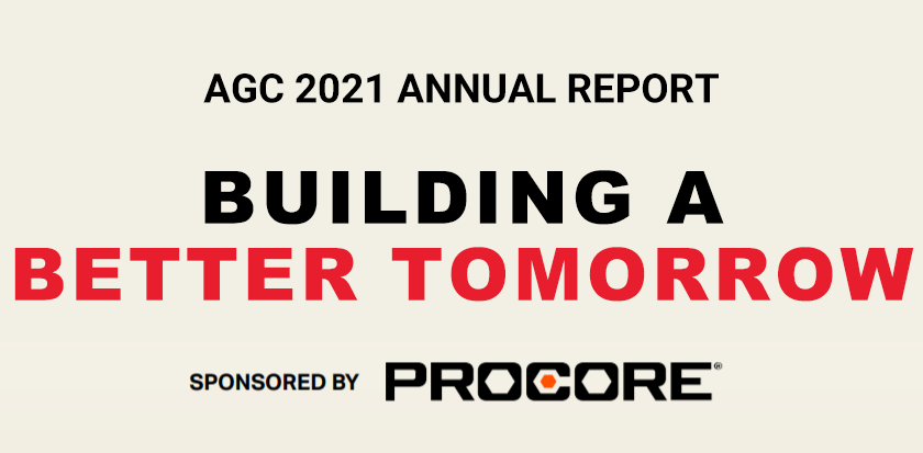 AGC's 2021 Annual Report - Building a Better Tomorrow