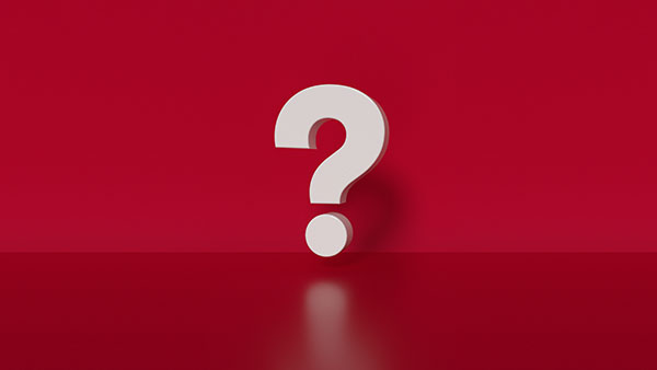 question mark